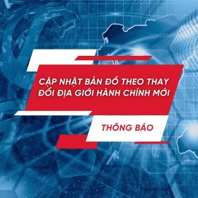 Cập nhật bản đồ hyundai theo thay đổi địa giới hành chính mới